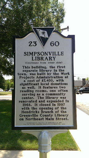 Simpsonville Library