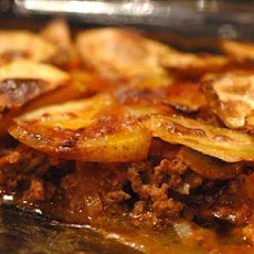 Hamburger Pie With Garlic Potatoes