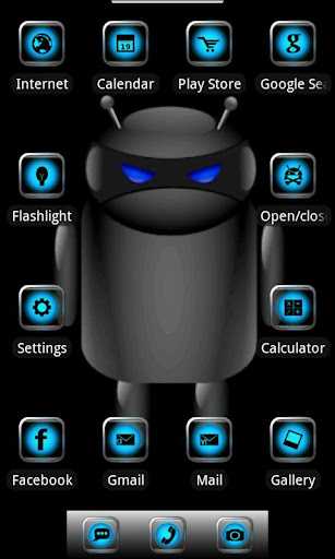 ADW Theme Droid Moonglow