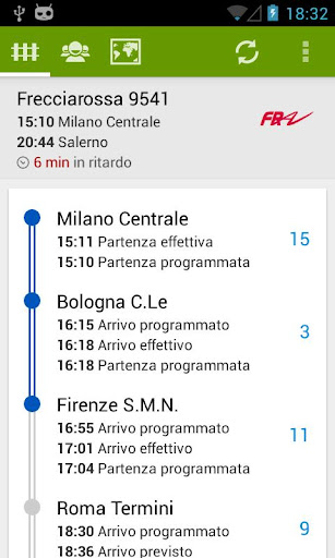 Screenshot #8 of Trains Timetable Italy PRO / Android