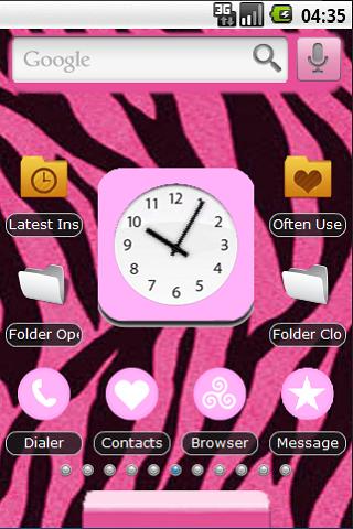 Pink Zebra Theme