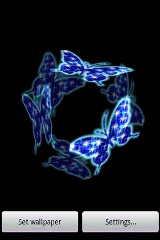 3D Blue butterfly