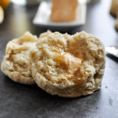 Beer Biscuits with Sriracha Meyer Lemon Butter