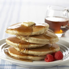 Pecan Pancakes with Spiced Syrup