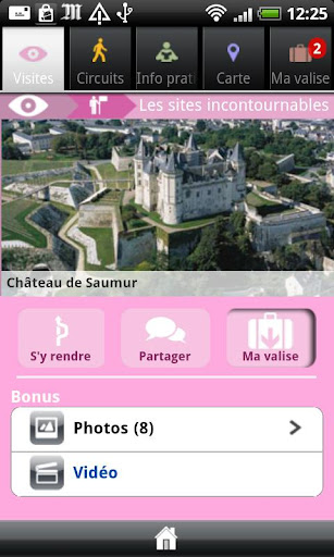 【免費旅遊App】Saumur Touristic Tour-APP點子