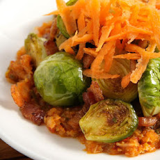 Brussels Sprouts with Kimchi and Bacon Recipe