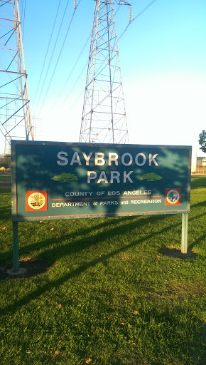 Saybrook Park Sign