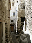 Old part of town, at the foot of the palace.