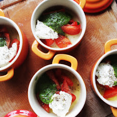 Oeuf Cocotte - little pans filled with love, for breakfast!