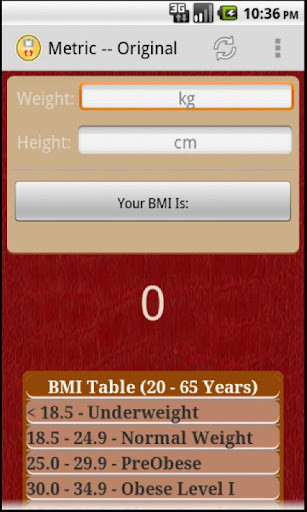 BMI Calculator With Voice Rec.