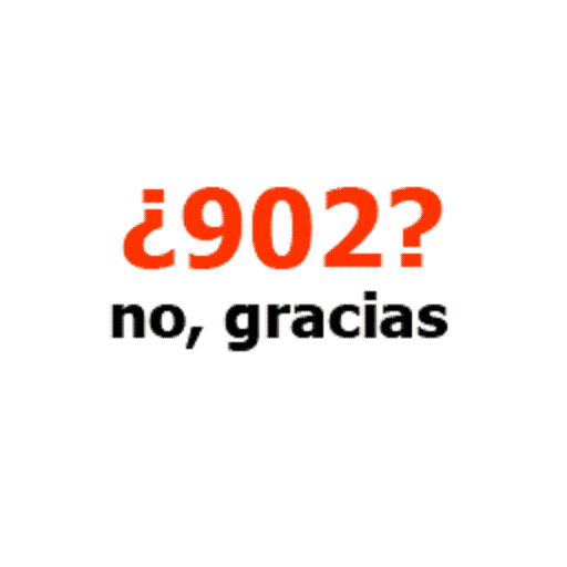 ¿902 / 901? No, gracias. 900 LOGO-APP點子