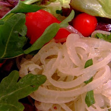 Delicious Marinated Onion Rings for Salad!