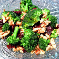 Broccoli With Nuts and Cherries