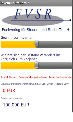 【免費財經App】Inventur .. und Steuern ?-APP點子