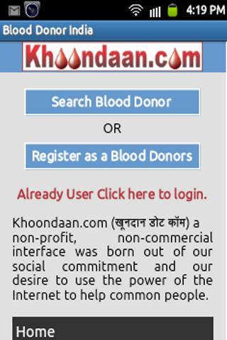 Blood Donor India