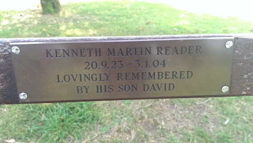Kenneth M Reader Memorial Bench