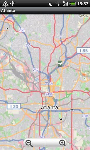 Atlanta Street Map