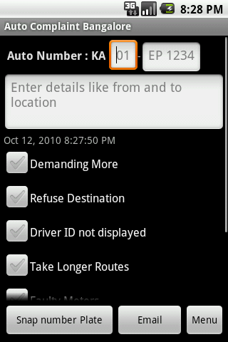 Auto Complaint Bangalore