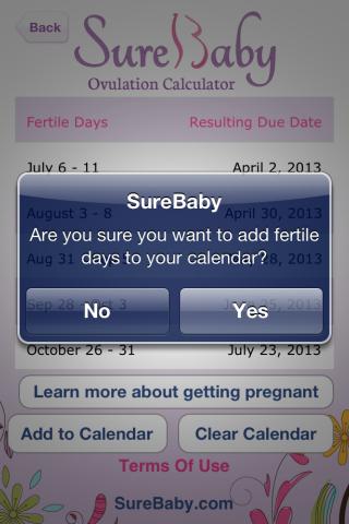 【免費健康App】Ovulation Calculator: SureBaby-APP點子