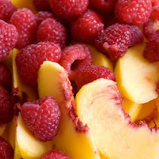 Peach Raspberry Cobbler Gob