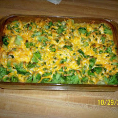 Too Easy Cheesy Chicken, Broccoli and Rice Casserole