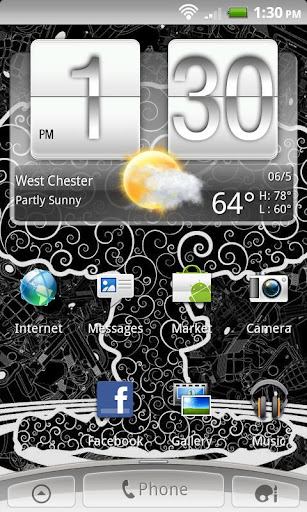 HTC Sense 2.0 Skin- WhiteSense