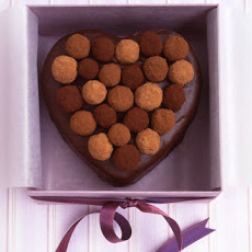 Sacher Torte Heart with Truffle Top