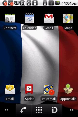 France Flag Live Wallpaper