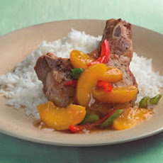Peachy Pepper Pork Chops