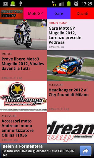 Moto MotoGP e scooter news