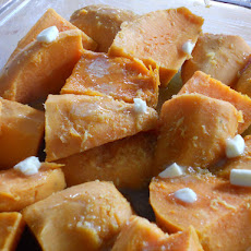 Roasted Sweet Potatoes with Ginger & Citrus for LouLou