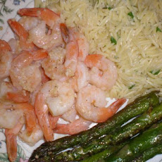 Lemon Pepper Shrimp Scampi With Sauteed Asparagus