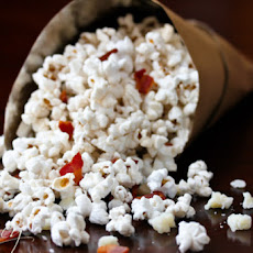 Popcorn Recipe with Pecorino Romano and Bacon