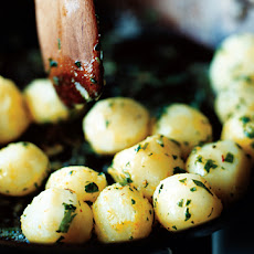 Parsleyed Potatoes with Saffron