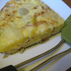 Chicken and Pasta Frittata