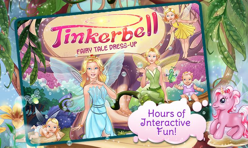 Android application Tinkerbell Dress Up &amp; Story screenshort