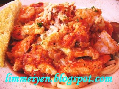 Chicken Shrimp Diablo Pasta Tgi Friday S Malaysia Food Restaurant Reviews