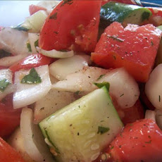 Chunky Garden Tomato Salad