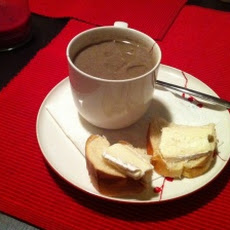 Mushroom Soup with Sherry and Truffle Oil