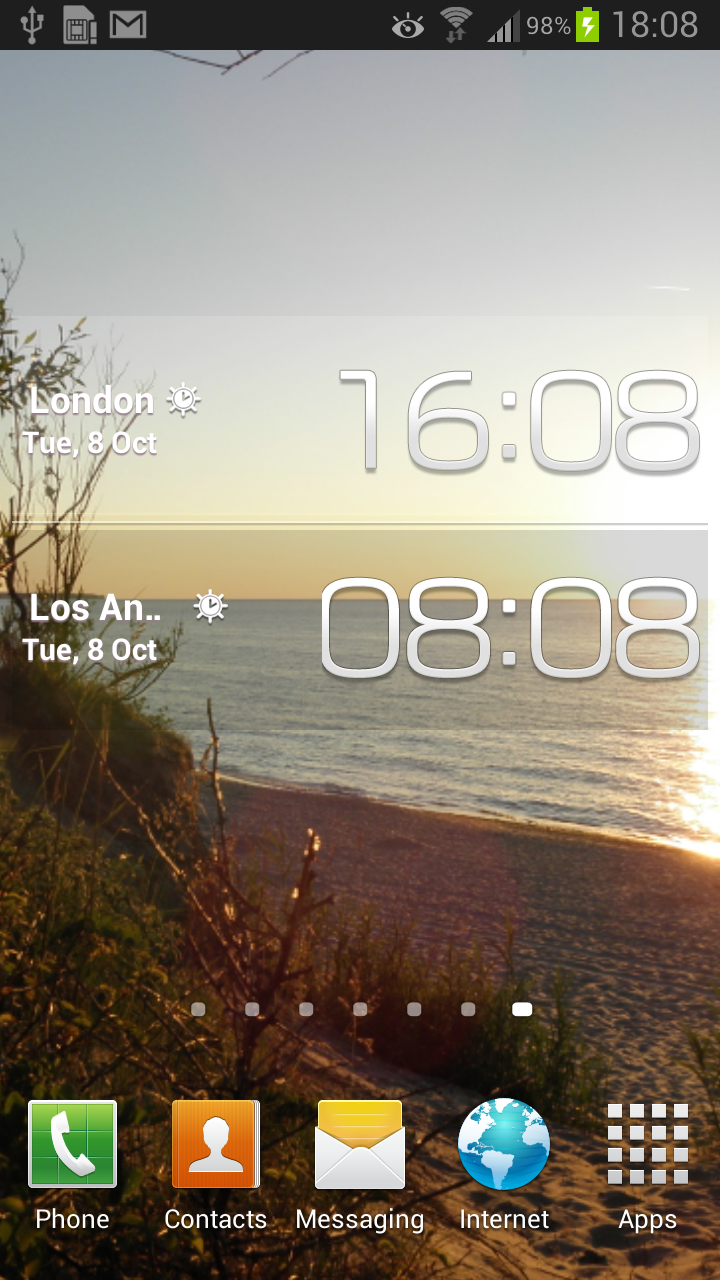 Android application Parallax Home Screen Wallpaper screenshort