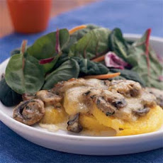 Polenta Gratin with Mushrooms and Fontina