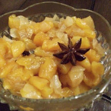 Dried Apricot Chutney With Star Anise