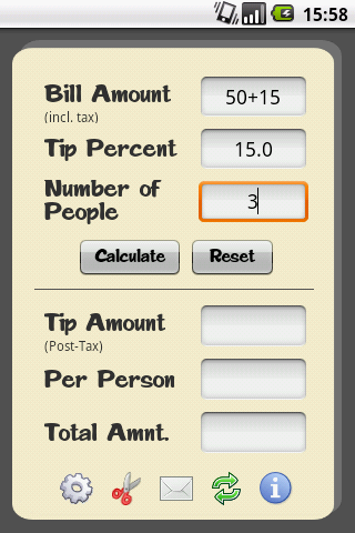 Tip Machine Tip Calculator