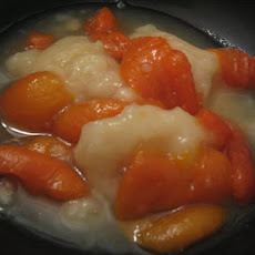 Pretty Much Fat Free Peach Dumplings