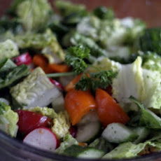 Butter Lettuce and Radish Salad with Lemon-Garlic Vinaigrette