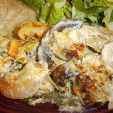 Sarasota's Chicken, Artichoke and Shrimp Casserole