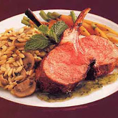 Rack of Lamb with Chutney-Mint Glaze