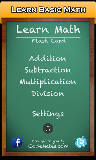 Learn Math Flash Cards