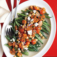 Green Bean, Tomato, and Chickpea Salad