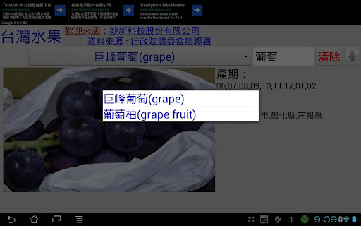 【免費生活App】台灣水果(pad)-APP點子